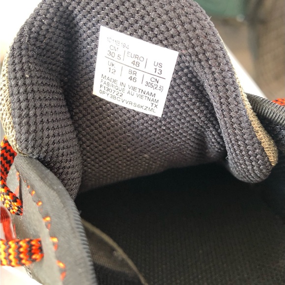 Asics Gray and Orange Athletic Shoes for Performance-Size 13 - Picture 3 of 12